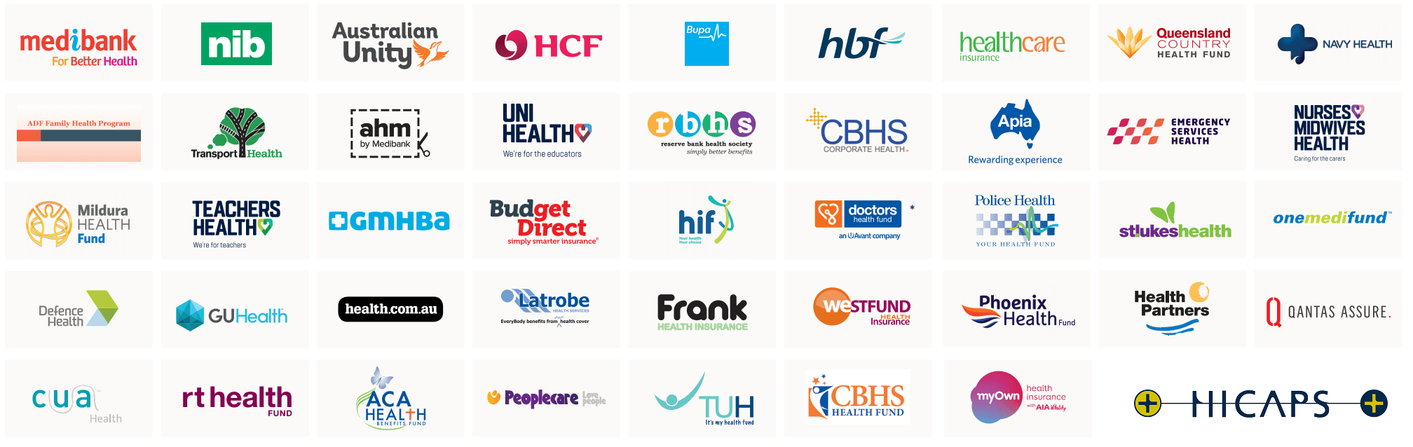 logos of companies that are hicaps partners